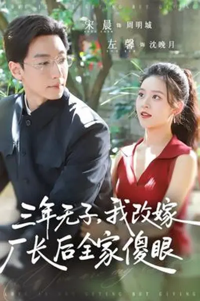 三年无子,我改嫁厂长后全家傻眼了