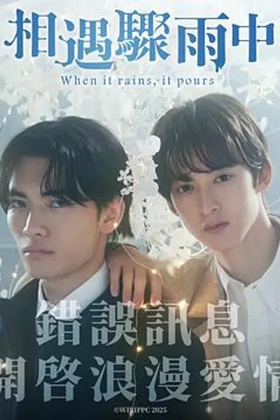 相遇骤雨中